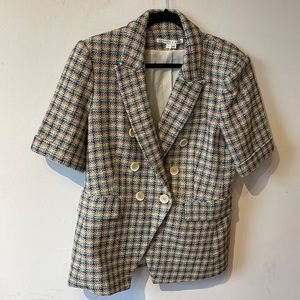Veronica Beard Jenny Short Sleeve Blazer size 14